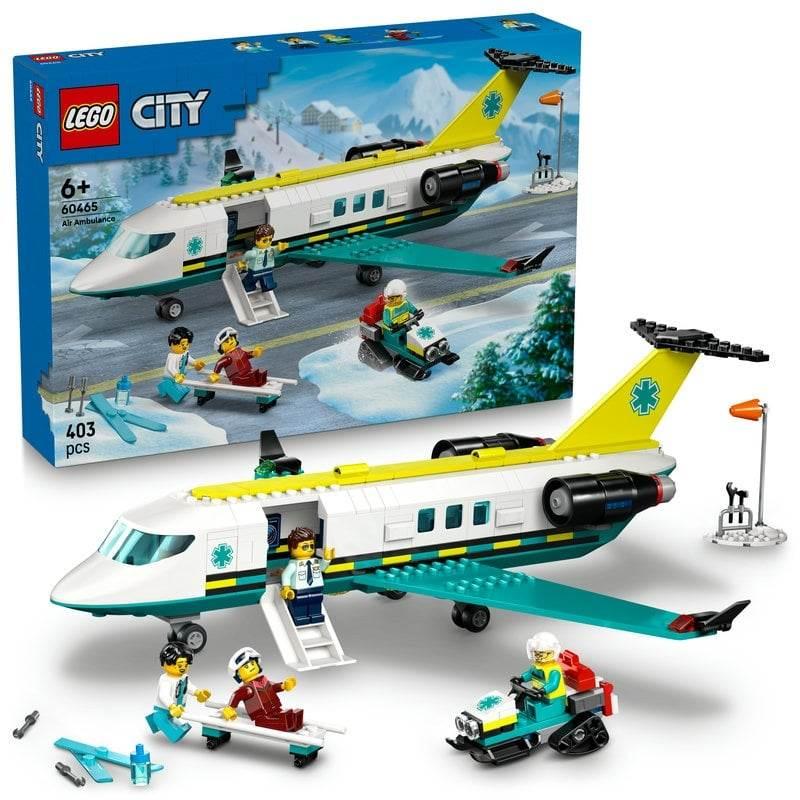 【オンライン限定価格】レゴ LEGO シティ 救急輸送機 60465｜おもちゃ 玩具 誕生日 プレゼント ブロック  6歳 7歳 8歳（Yahoo!・トイザらス・ベビーザらスヤフー店）