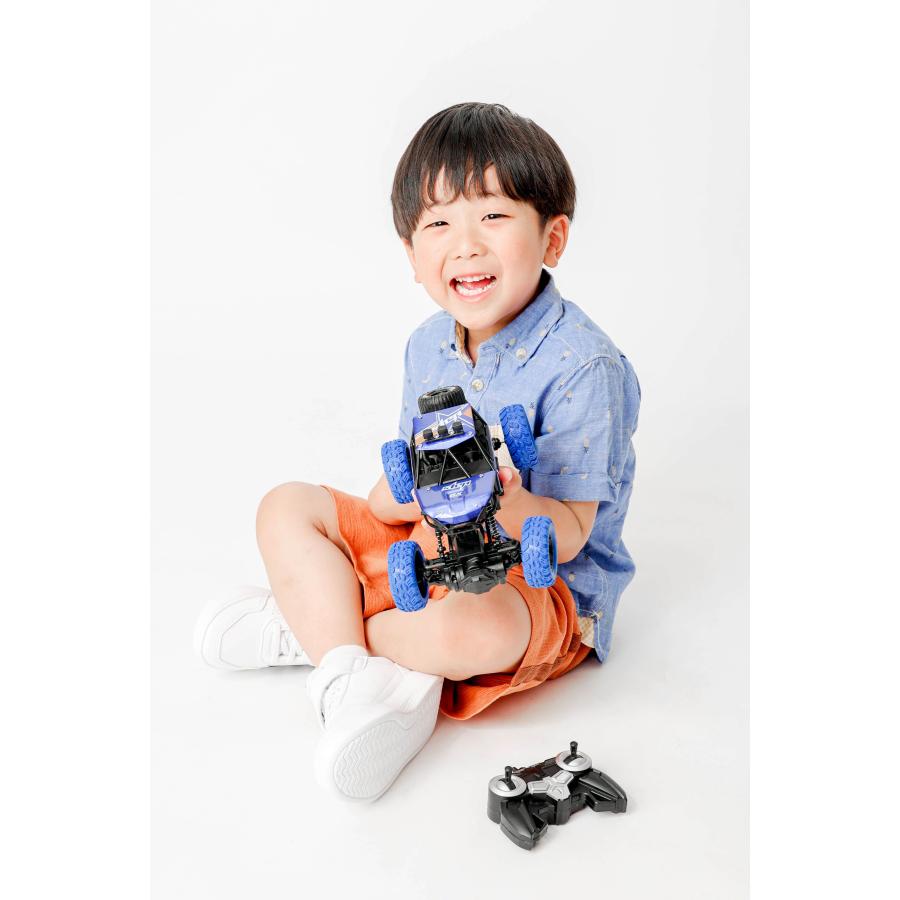 RC 1:18 ビッグホイールクローラー ブルー トイザらス限定 ラジオ