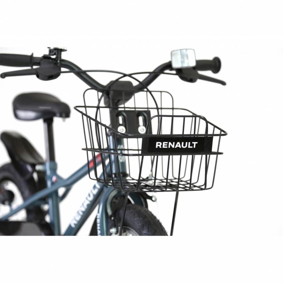 16インチ 身長100〜115cm 子供用自転車 ルノーキッズ スモークブルー