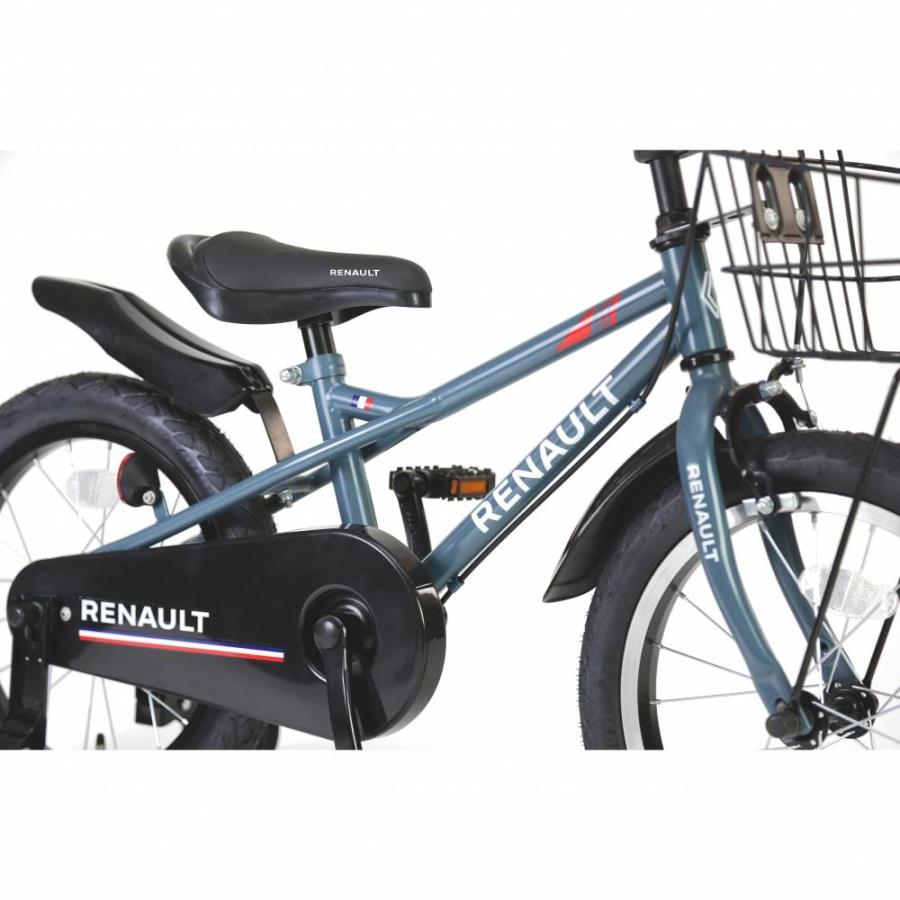 16インチ 身長100〜115cm 子供用自転車 ルノーキッズ スモークブルー