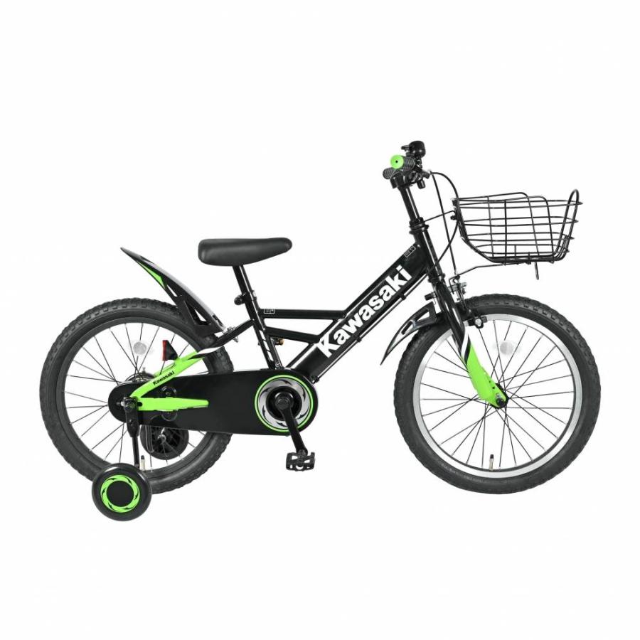 キッズバイク 18インチ カワサキ ブラック トイザらス限定 4歳 5歳 6歳 : トイザらス