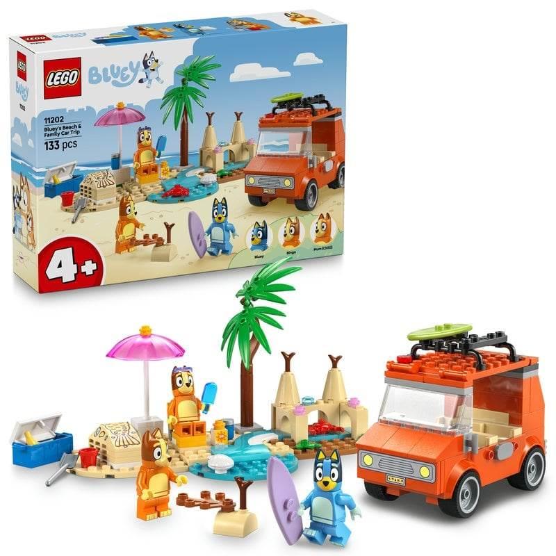 オンライン限定価格】レゴ LEGO ブルーイ 家族でビーチへ行こう 11202