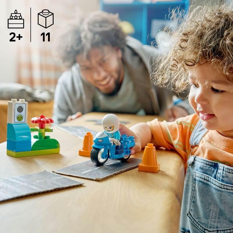 オンライン限定価格】レゴ LEGO デュプロ 青いポリスバイク 10471