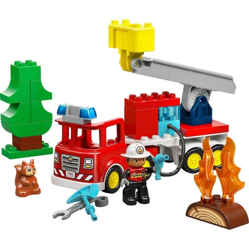 オンライン限定価格】レゴ LEGO デュプロ ホース付き消防車と消防士