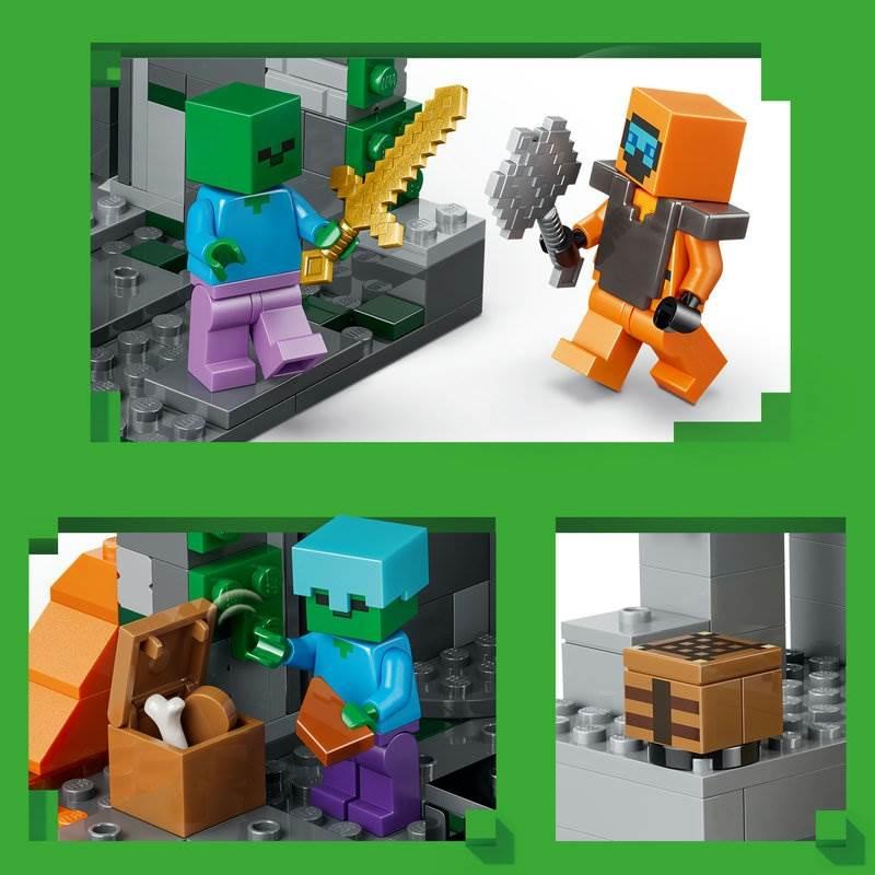 オンライン限定価格】レゴ LEGO マインクラフト ゾンビダンジョン
