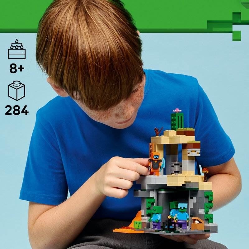 オンライン限定価格】レゴ LEGO マインクラフト ゾンビダンジョン