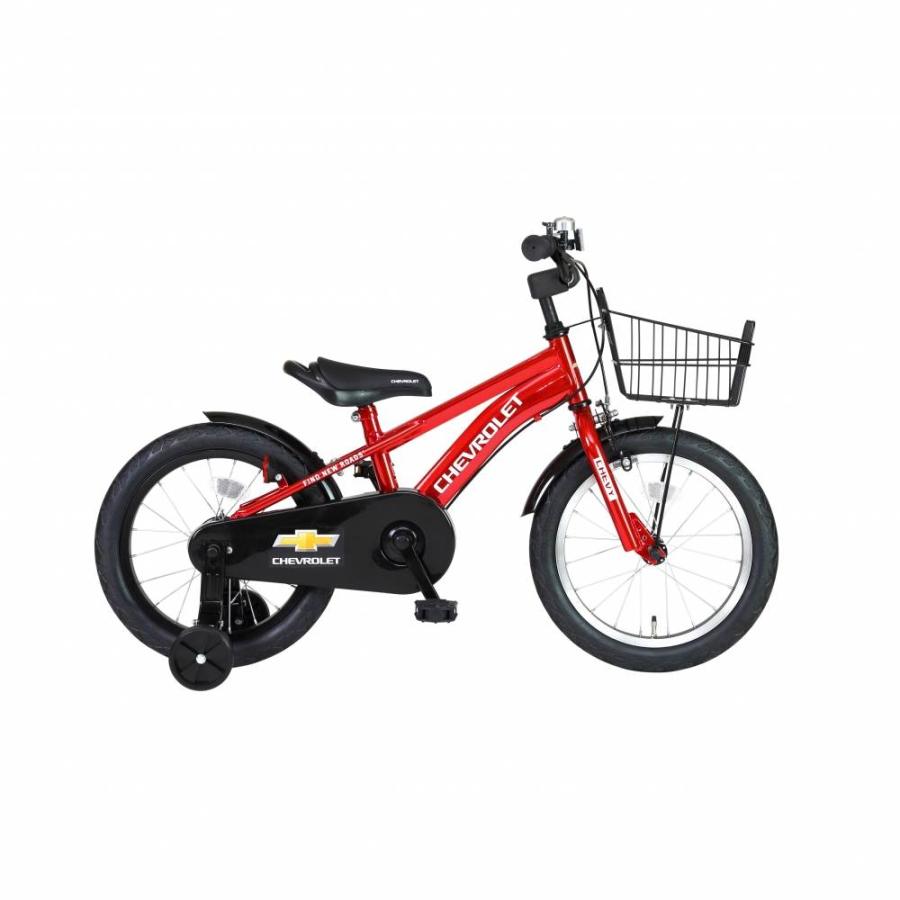 16インチ 身長100cm〜 子供用自転車 シボレーキッズ レッド CHEVROLET