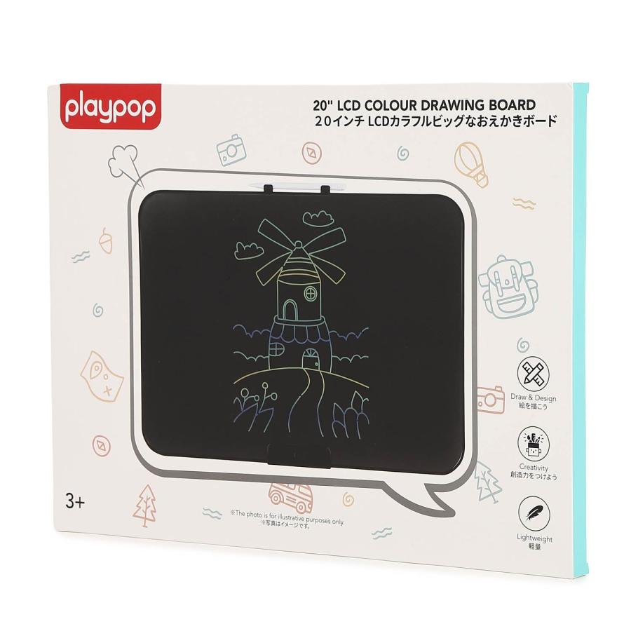 プレイポップ 20インチ LCDカラフルビッグなおえかきボード トイザらス