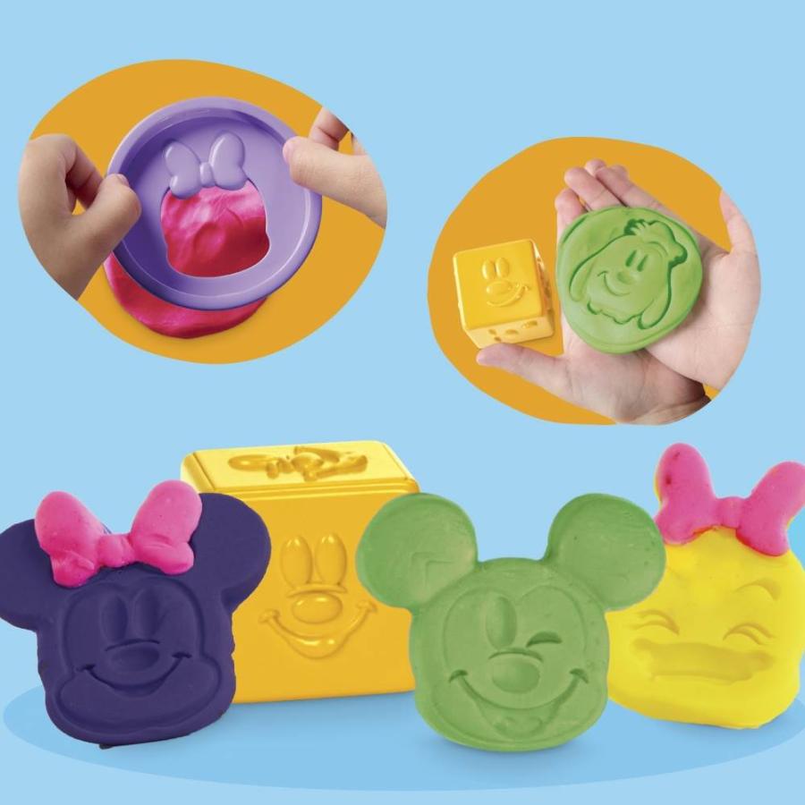 ディズニースタンプギャラリー セントビンセント&ガ―ナ発行ミッキーポ―トレイト プレイ・ドー かさねてハッピー ミッキーのねんどでスタンプセット