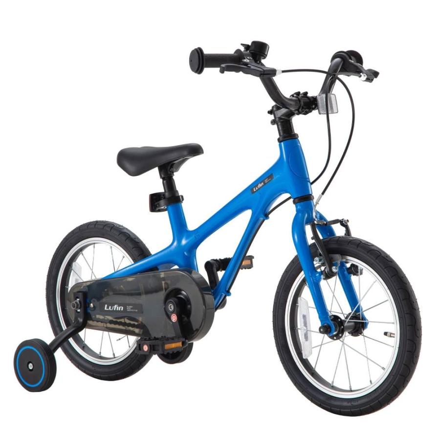 14インチ 身長102cm〜117cm 子供用自転車 ルフィン ブルー 3歳 4歳 5歳