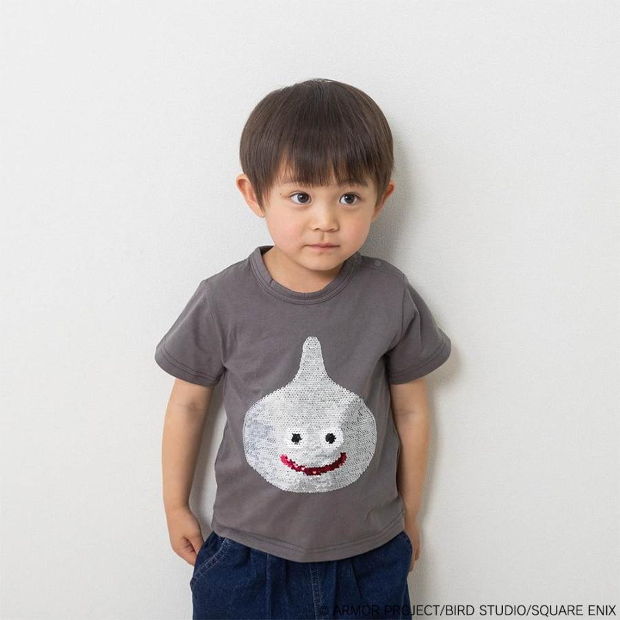 ドラクエベビー＆キッズ 半袖Tシャツ スパンコール ブラック ブラック