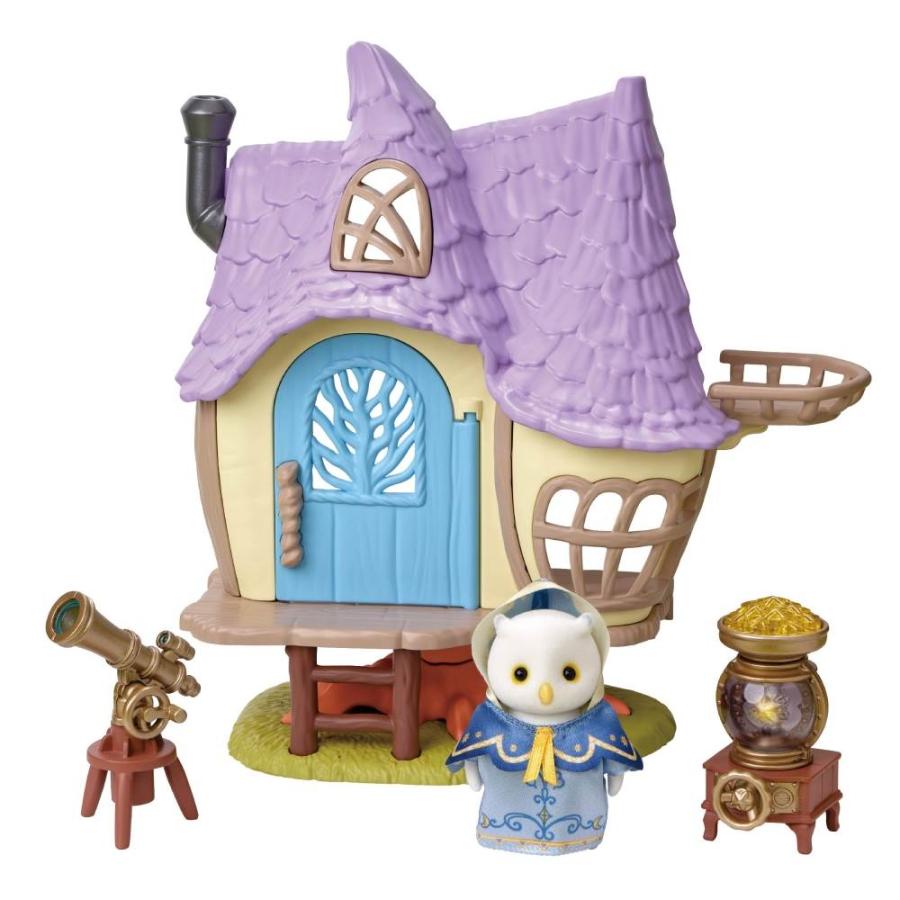 U-ME      シルバニアファミリー フクロウファミリー 新品未使用品 シルバニアファミリー Little Tales Collection フクロウの星のみえる