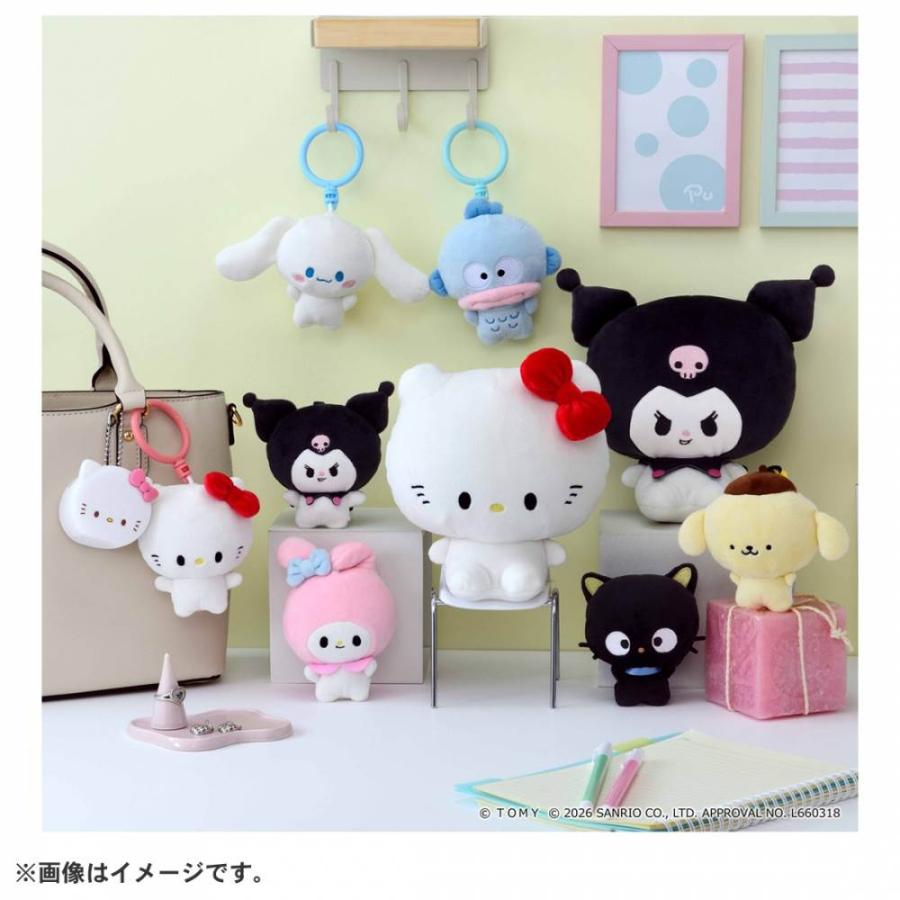 ぷにコミュ ぷにぬいキーチェーン ハローキティ キティのぷにるんず