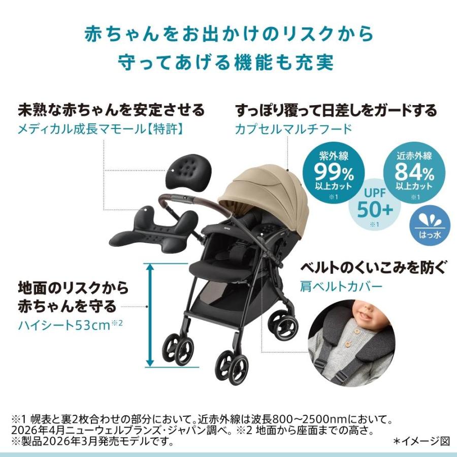 Aprica アップリカ ラクーナ クッション フリー AF リミテッド (アース