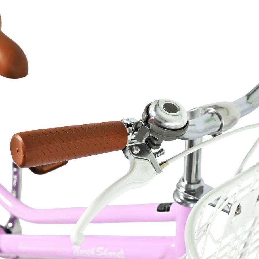 22インチ 身長120〜135cm 子供用自転車ノースショア ピンク 6歳 7歳 8