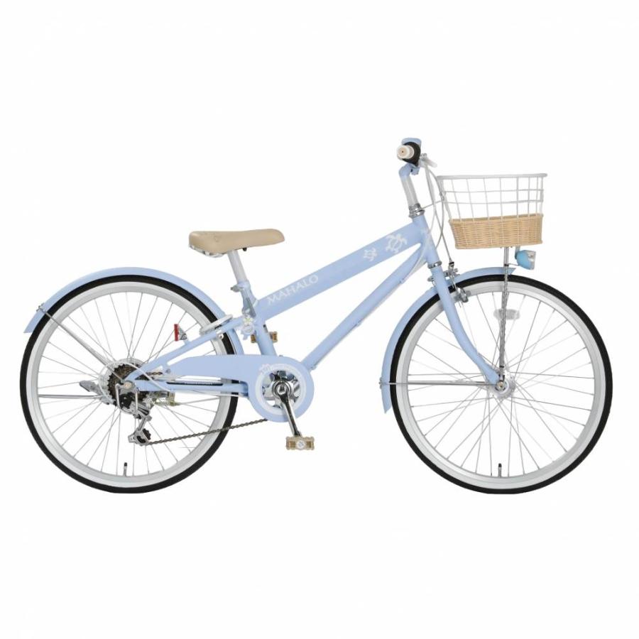 22インチ 身長120〜135cm 子供用自転車 マハロスポーツ マットサックス