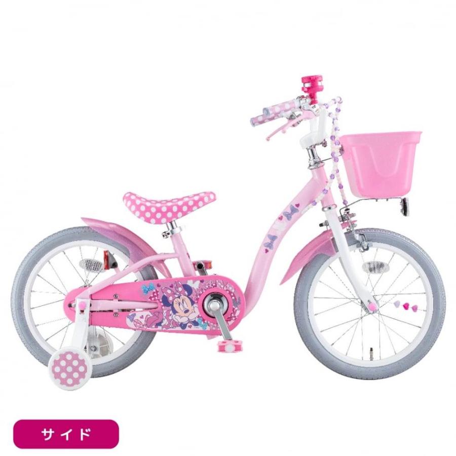 16インチ 身長95〜124cm 子供用自転車 ディズニー ミニーマウス ポルカ