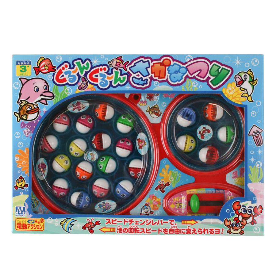 ぐる〜んぐる〜んさかなつり 緑/赤【色ランダム】 :241289600:トイザらス・ベビーザらスヤフー店 通販 マルカ 191139 グルーングルーンサカナツリ