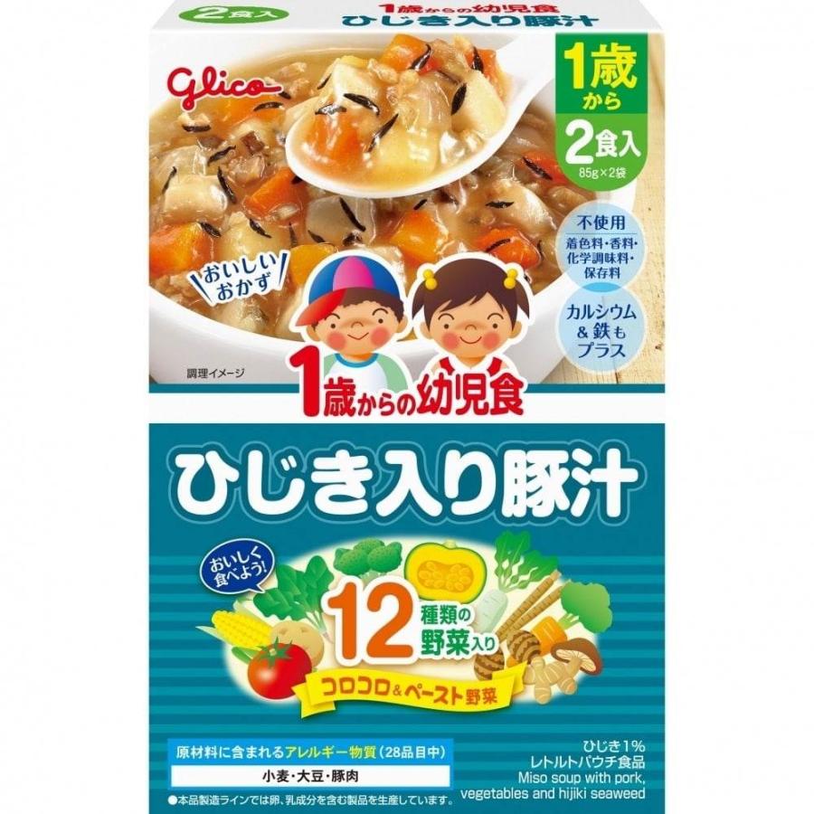 グリコ 1歳からの幼児食 ひじき入り豚汁【幼児食 キッズフード ベビー 