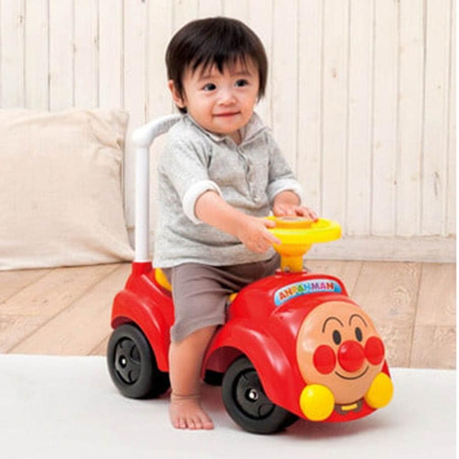 アンパンマンカー 足けり乗用玩具 押し棒 手押し車 室内 人気 誕生日