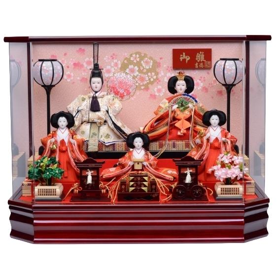 雛人形 ベビーザらス限定 ケース五人飾り 雪輪に春うらら六角アクリル 送料無料 トイザらス ベビーザらスヤフー店 通販 Yahoo ショッピング