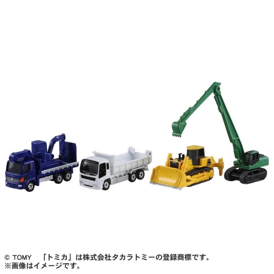 トミカ働く車、建設車両、 ミスドキャラクターcar その他セット　60台 トミカ 集まれ!トミカタウンではたらく車セット｜トミカギフトセット