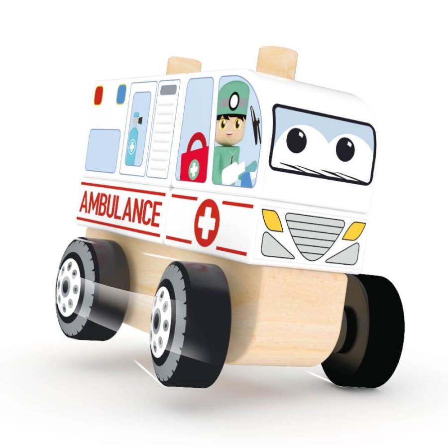 J Adore ジャドール 木製つみかさね 救急車 クリアランス トイザらス ベビーザらスヤフー店 通販 Yahoo ショッピング