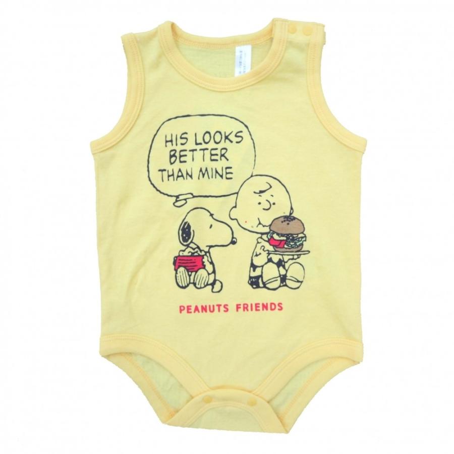 ベビーザらス限定 Snoopy ノースリーブボディスーツ スヌーピー イエロー 80cm トイザらス ベビーザらスヤフー店 通販 Yahoo ショッピング