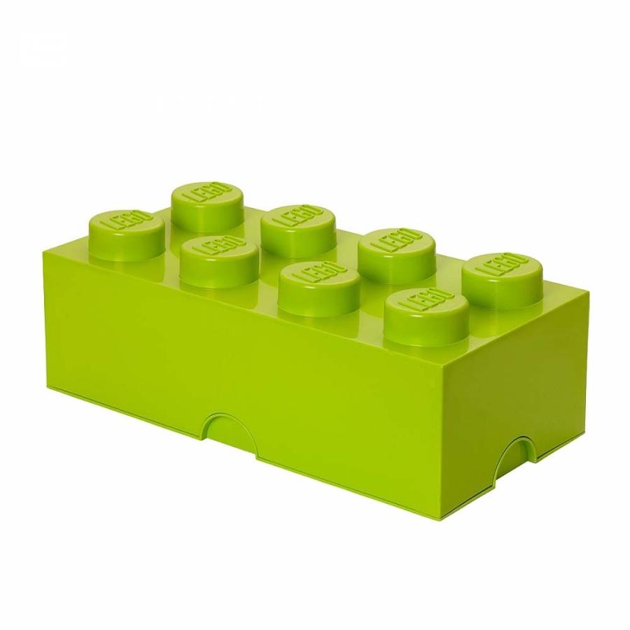 レゴ LEGO ストレージボックス ブリック 8 ライムグリーン【レゴ LEGO 収納】【オンライン限定】【送料無料】｜toysrus-babierus