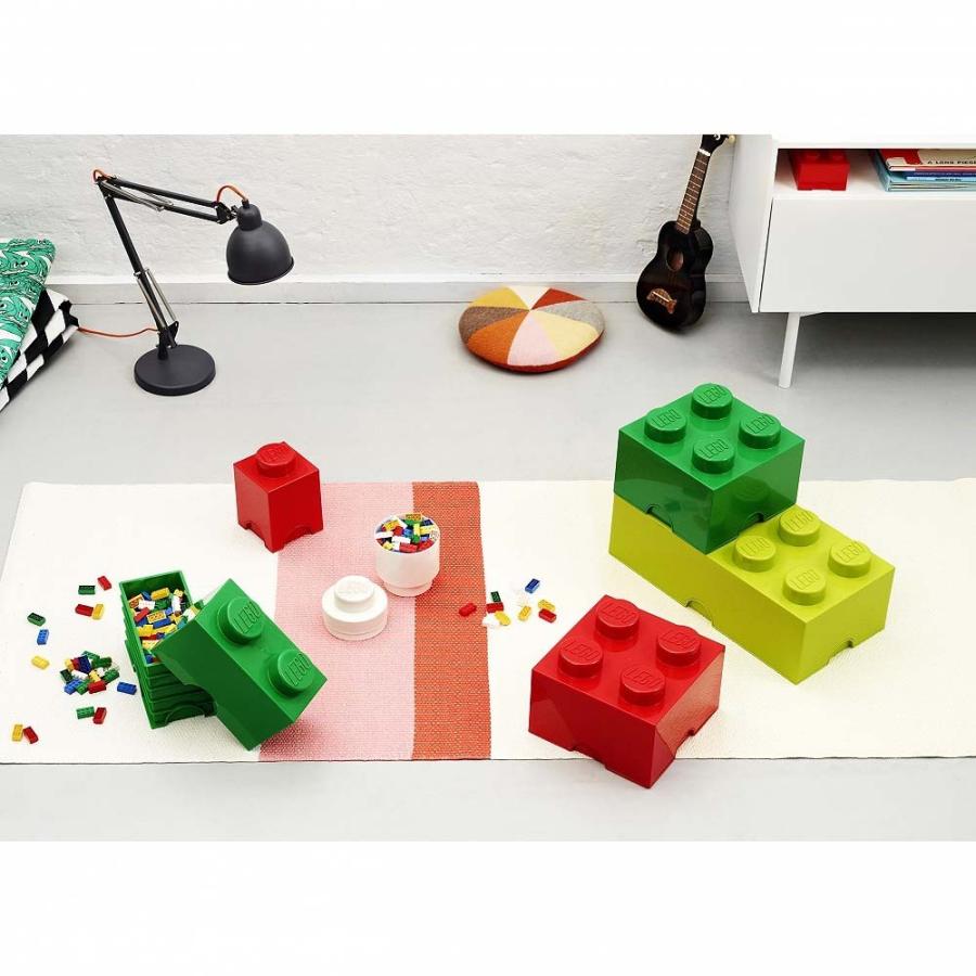 レゴ LEGO ストレージボックス ブリック 8 ライムグリーン【レゴ LEGO 収納】【オンライン限定】【送料無料】｜toysrus-babierus｜02