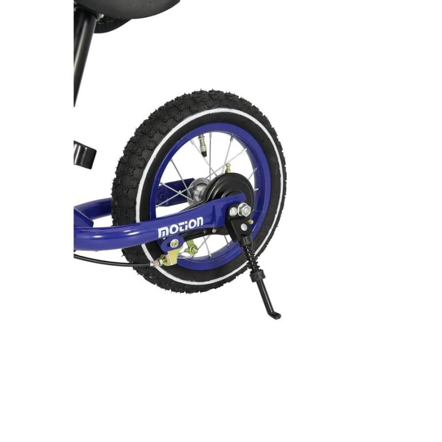 12インチ エアタイヤ トレーニングバイク (ネイビーブルー) キック