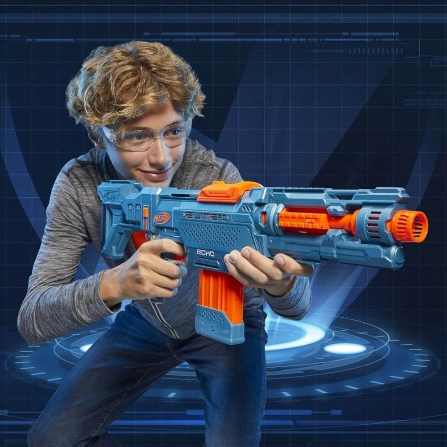 ナーフ エリート 2.0 エコー CS-10 手動 連射 ダーツ24本付属