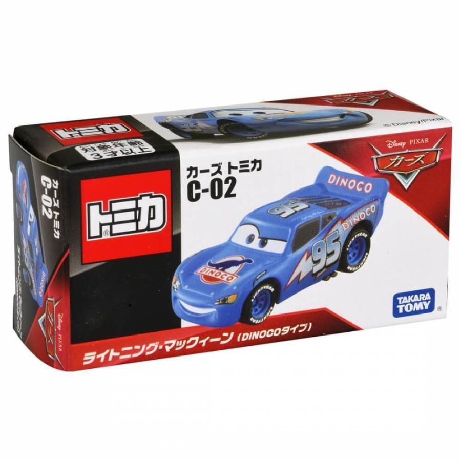 ディズニー カーズ トミカ C-02 ライトニング・マックィーン（DINOCO