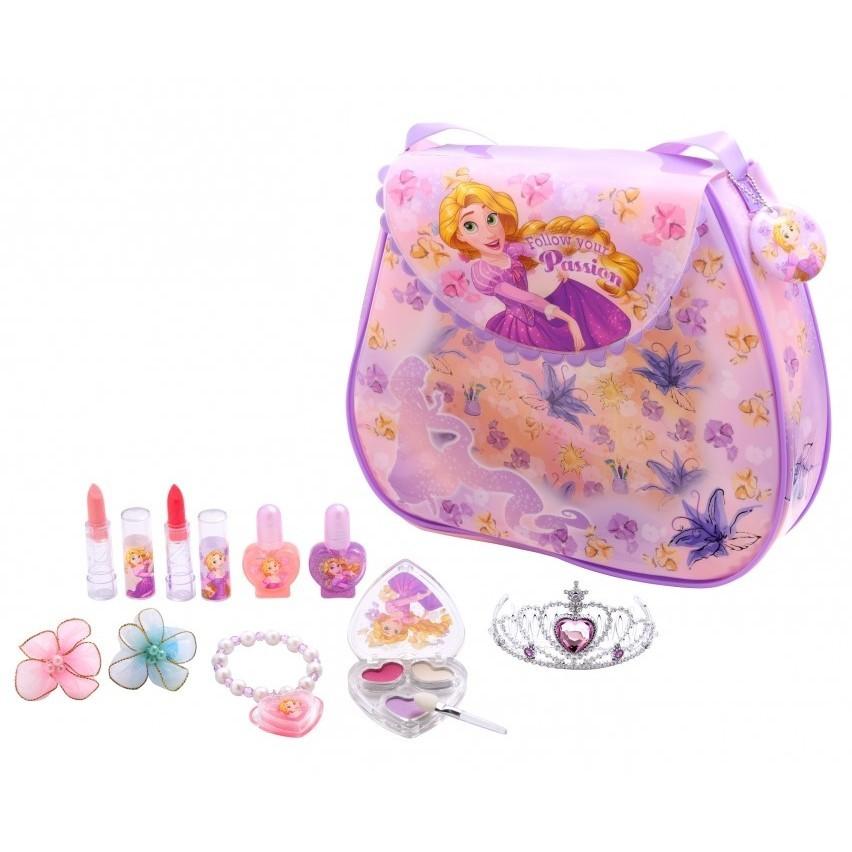 ディズニープリンセス ラプンツェル 営業 フラワー ハンドバッグコスメセット