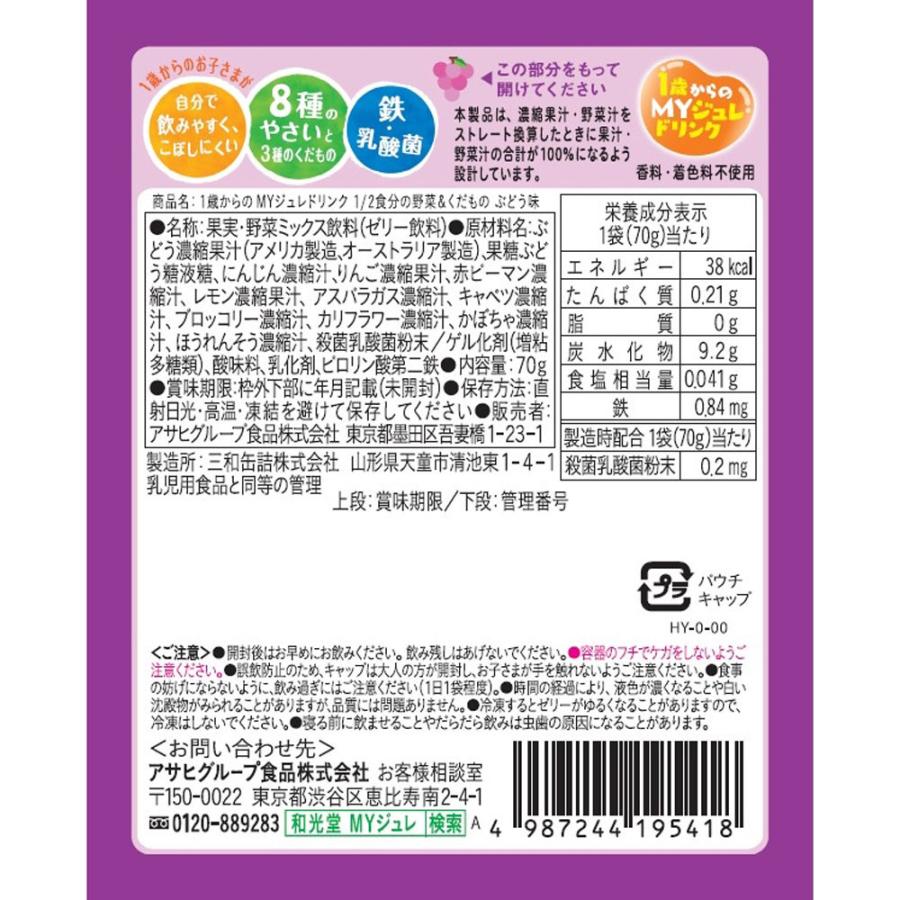 1歳からのMYジュレドリンク 1/2食分の野菜&くだもの ぶどう味【12ヶ月〜】 :700550400:トイザらス・ベビーザらスヤフー店 - 通販 - Yahoo!ショッピング 1歳からのMYジュレドリンク 1/2食分の野菜&くだもの ぶどう味【12ヶ月〜】 :700550400:トイザらス・ベビーザらスヤフー店 - 通販 - Yahoo!ショッピング