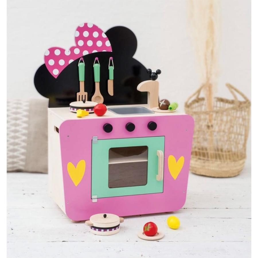 トイザらス限定 Disney Hello Wooden World ミニーマウス 一緒にクッキング にぎやかキッチン 送料無料 トイザらス ベビーザらスヤフー店 通販 Yahoo ショッピング