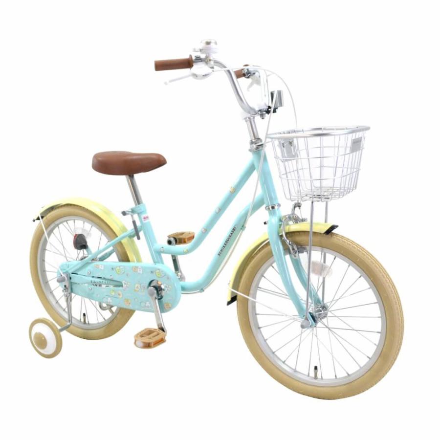 18インチ 身長105〜123cm 子供用自転車 すみっコぐらし（ブルー