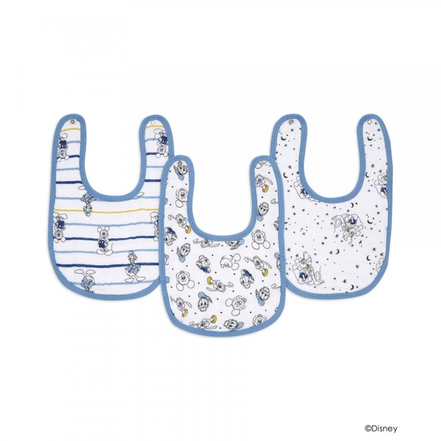 99 以上節約 エイデンアンドアネイ エッセンシャルズ Disney ミッキー スナップビブ 3枚組 Palettes And Co Fr