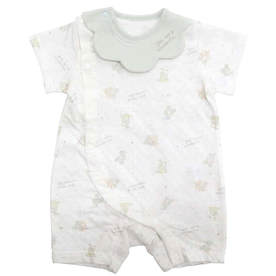 ベビーザらス限定 ディズニー 半袖前開きプレオール 衿付き ミッキー グリーン 60 70cm トイザらス ベビーザらスヤフー店 通販 Yahoo ショッピング