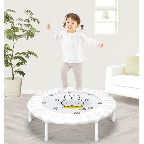 ミッフィー ホームトランポリン 92cm 室内遊具 運動能力 子供 3歳 4歳 アイデス キャラクター