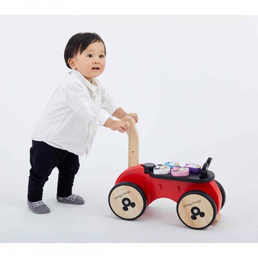木'S 乗用ミッキーマウス 木製乗用玩具 手押し車 トイザらス限定 ディズニー 木'S 乗用ミッキーマウス 木製乗用玩具 手押し車