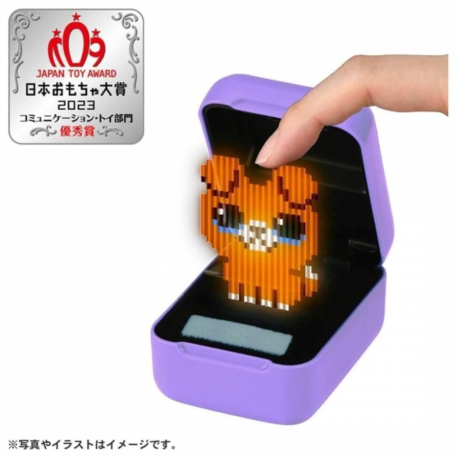 とびだせ！きゅーびっつ パープル デジタル ペット 育成 お世話