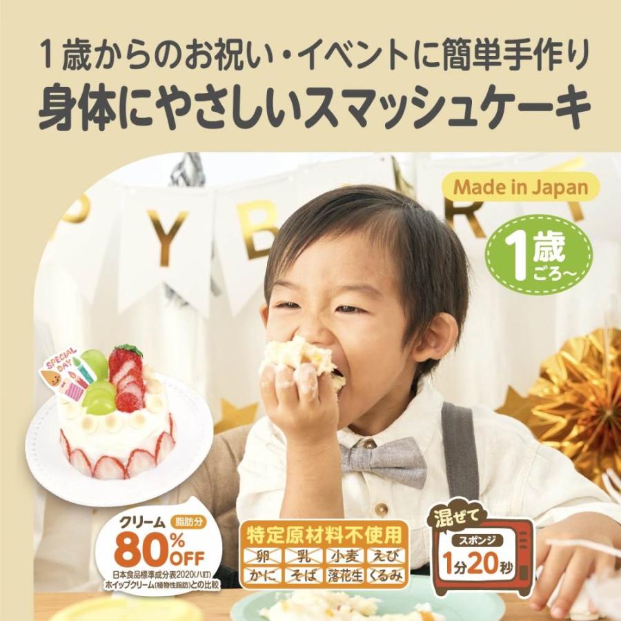 EDISONmama エジソンママ てづくりケーキキット【幼児食 キッズフード