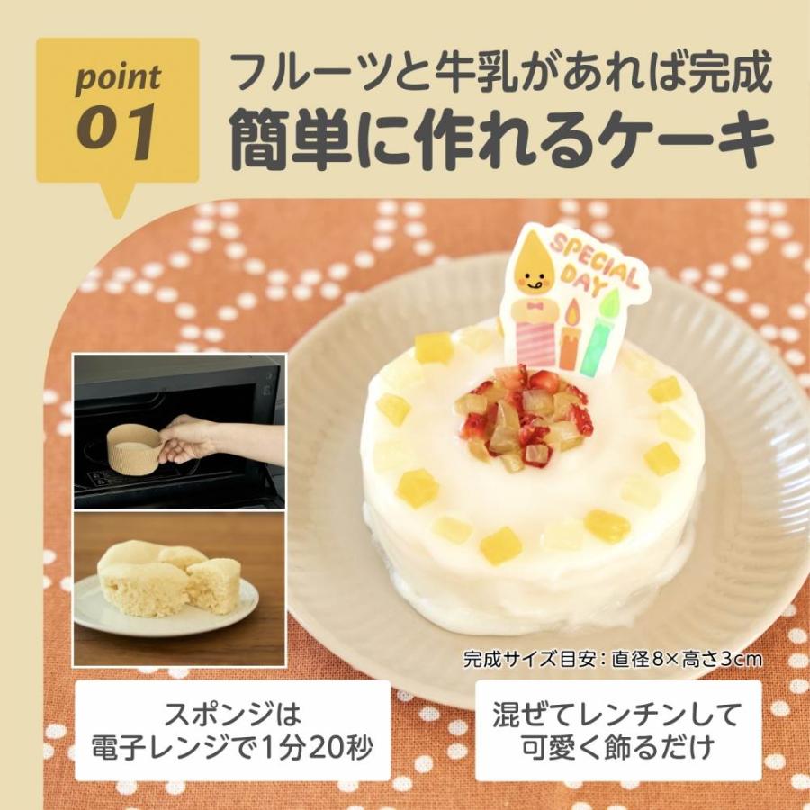 EDISONmama エジソンママ てづくりケーキキット【幼児食 キッズフード