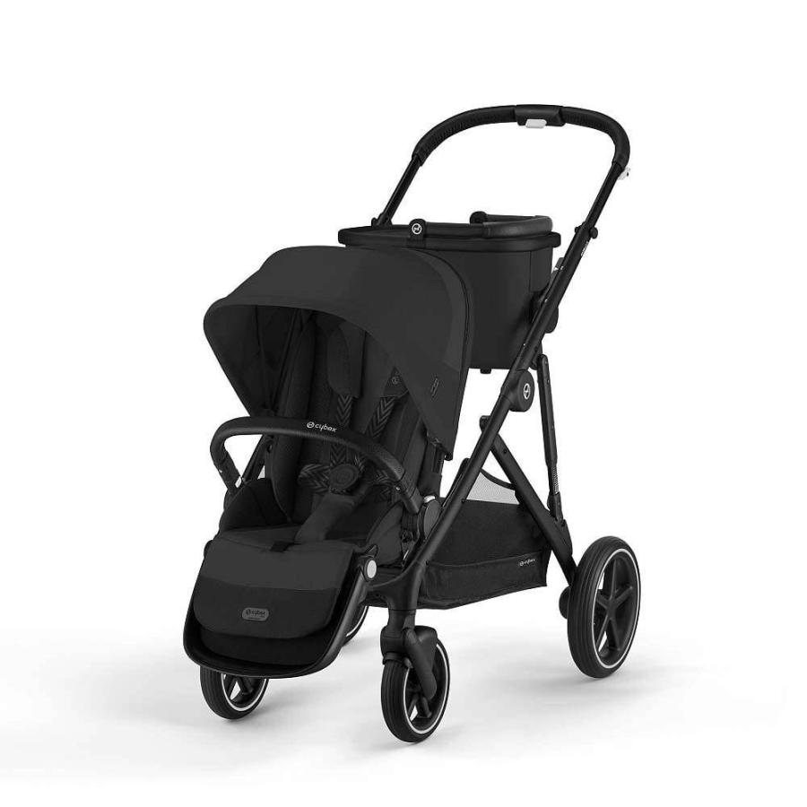 cybex サイベックス ガゼルS (ムーンブラック) A型ベビーカー 2人乗り