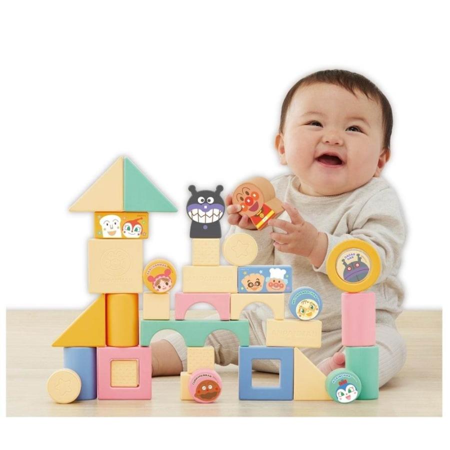 オンライン限定価格】アンパンマン 自然の恵 お米からうまれたつみきDX