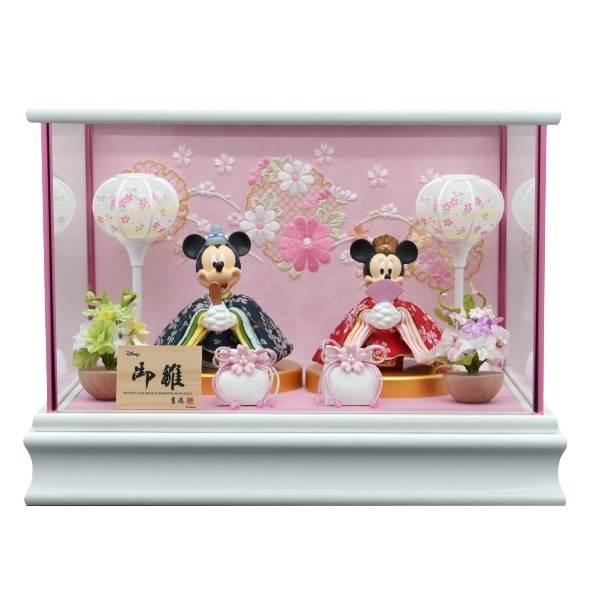 雛人形】【限定】ディズニー ミッキー＆ミニープレミアム 親王 ケース