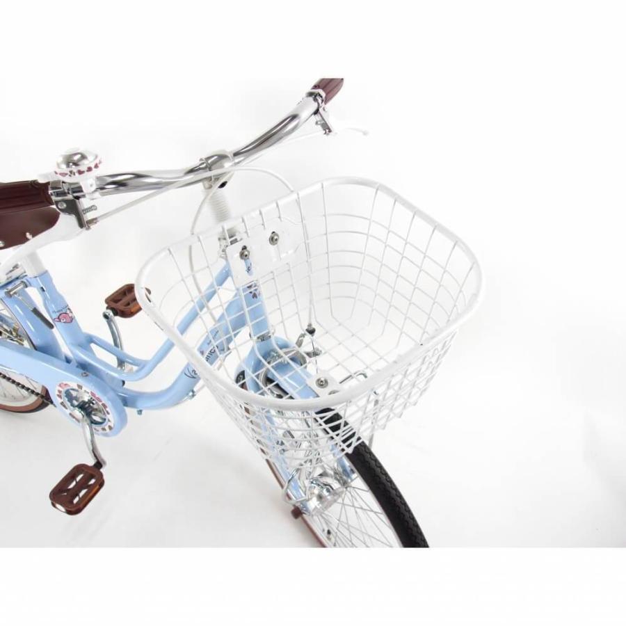 20インチ 身長115〜130cm 子供用自転車 バレンタイン2 サックスブルー