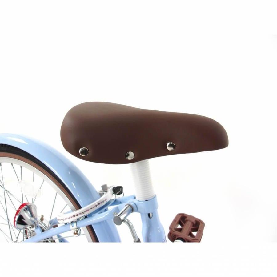 20インチ 身長115〜130cm 子供用自転車 バレンタイン2（サックスブルー