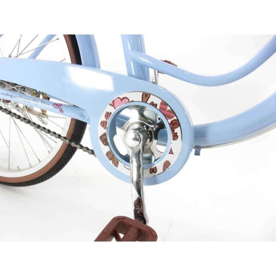 20インチ 身長115〜130cm 子供用自転車 バレンタイン2 サックスブルー